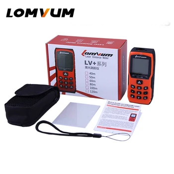 

LOMVUM Laser Rangefinders Orange Distance Measurer Meter Handheld Digital Laser Distance Meter Electronic Bubbles