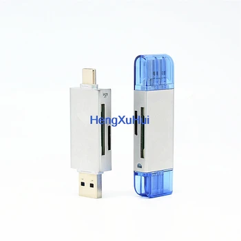 

USB3.0 Multi-function SD TF Card Reader 2 in 1 High Speed Type-C Mobile Phone Camera Card Reader