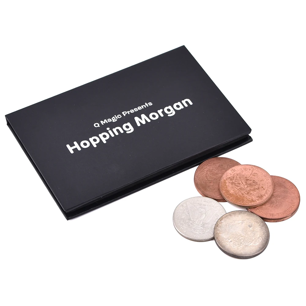 Hopping Morgan Magic Tricks Coins Appearing Vanishing Magia Magician Close Up Gimmick Illusion Prop Mentalism Funny Hopping Morgan Magic Tricks Coins Appearing Vanishing Magia Magician Close Up Gimmick Illusion Prop Mentalism Funny