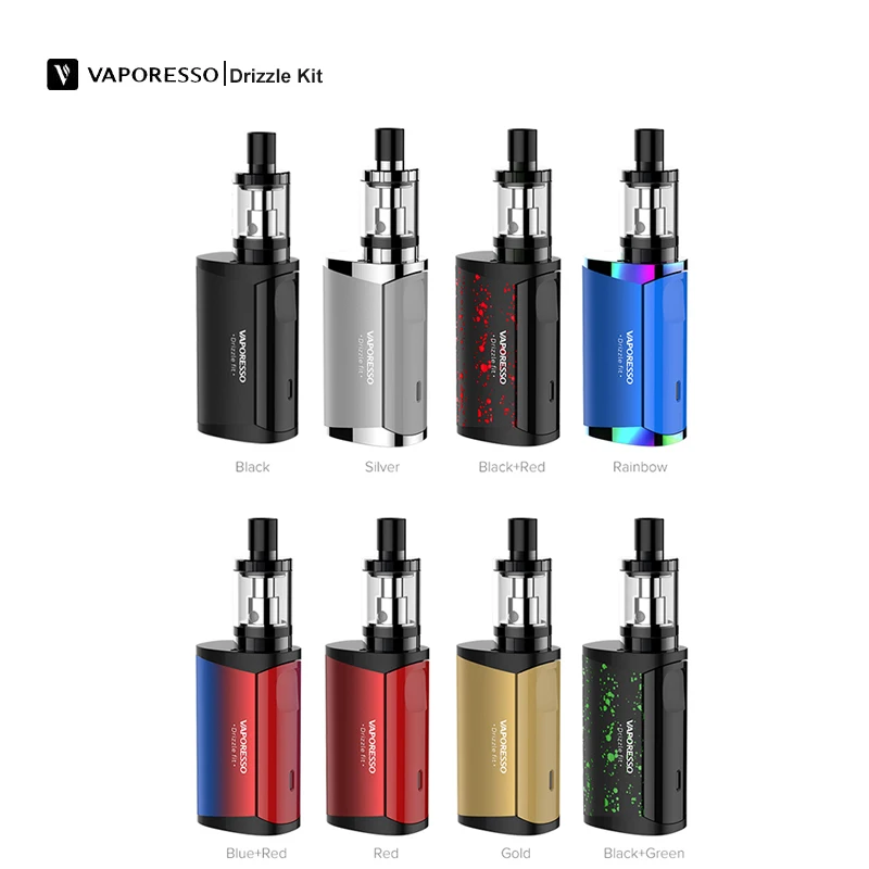 Vaporesso Drizzle Kit электронная сигарета комплект с 1 3 и 1.4ohm 2 катушки MTL/DTL Pod Vape