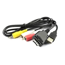 2in 1  USB data SYNC &AV TV video Cable cord for Sony VMC-MD2 Cyber-Shot DSC-T900/B T900/R T900/T T900 H20/B H20 HX1 T500/B T500