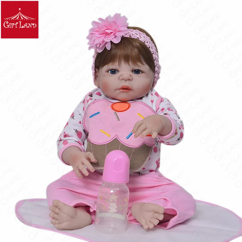 

Reborn Baby Doll Bebe Reborn Full Silicone Doll Girl Reborn Baby Doll Toy Lifelike Newborn Princess Fashion Bonecas Menina Kids