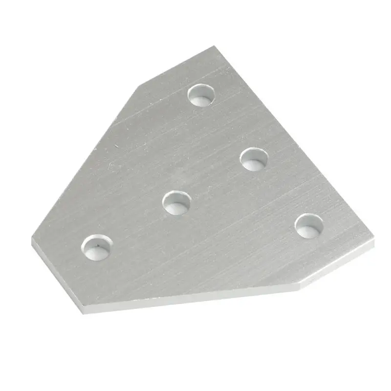 

Aluminum Alloy 5 Hole T Joining Plate V Slot Extrusion Device for 2020 Aluminum Profile for 3D Printer Parts Accessories