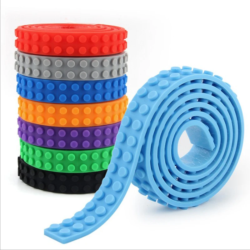 Plaque Legoed 90CM 2X115 Dots Plastic Loops Blocks Lepin Toy Adhesive Plastic Tape Kids Adults DIY Building Blocks Base Plate Plaque Legoed 90CM 2X115 Dots Plastic Loops Blocks Lepin Toy Adhesive Plastic Tape Kids Adults DIY Building Blocks Base Plate