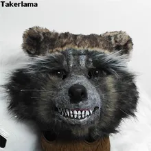 Takerlama 2017 Guardians of The Galaxy Rocket Raccoon Full Mask Cosplay Prop Toy