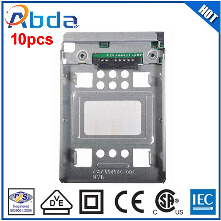DHL/Fedex бесплатная доставка 654540-001 2 5 дюйма SSD на 3 SATA адаптер лоток конвертер HDD