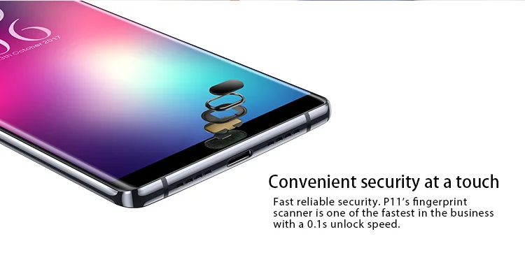 ELEPHONE P11 4GB RAM 128GB ROM Helio X25 MTK6797T 2.5GHz Deca Core 6.0 Inch 2.75D Incell FHD+ Full Screen Android 8.0 4G LTE Smartphone