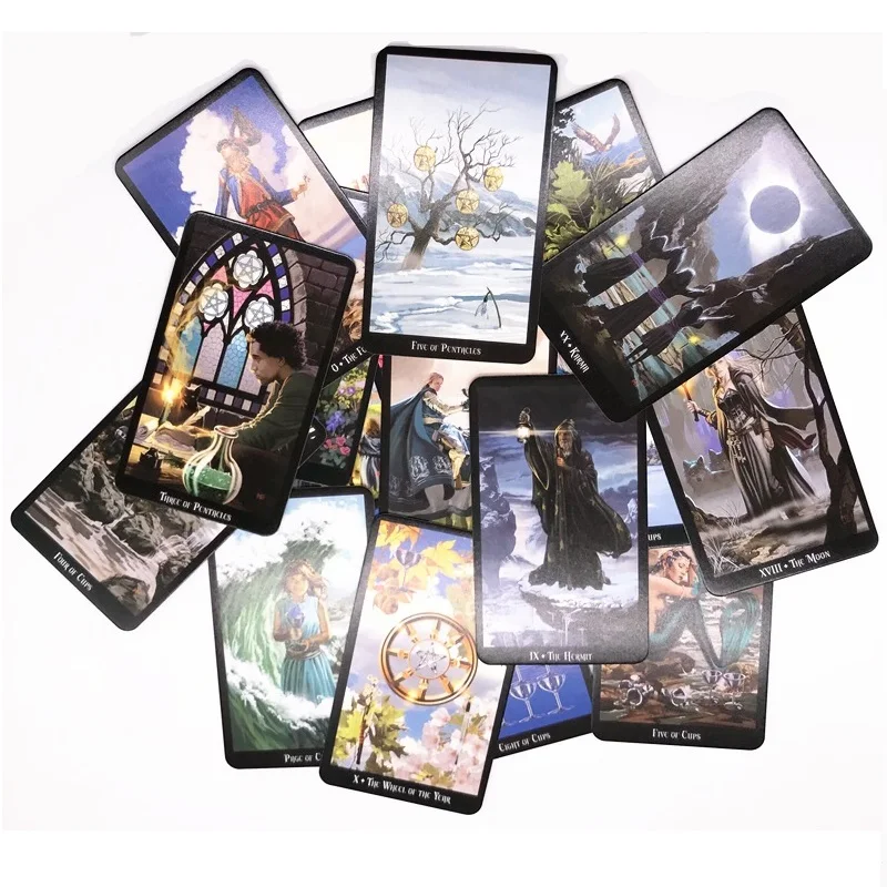 

Radiant Rider Wait Tarot Cards Smith Tarot Desk Board Game Family Playing Cards Gift 78 PCS/Set
