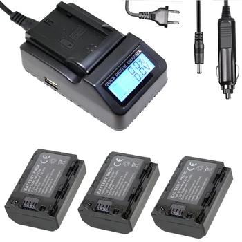 

Doscing 3Pcs 2280mAh NP-FZ100 NP FZ100 NPFZ100 Battery+Rapid LCD Charger for Sony Alpha9,Sony A9,Sony Alpha9R,Sony A9R Camera