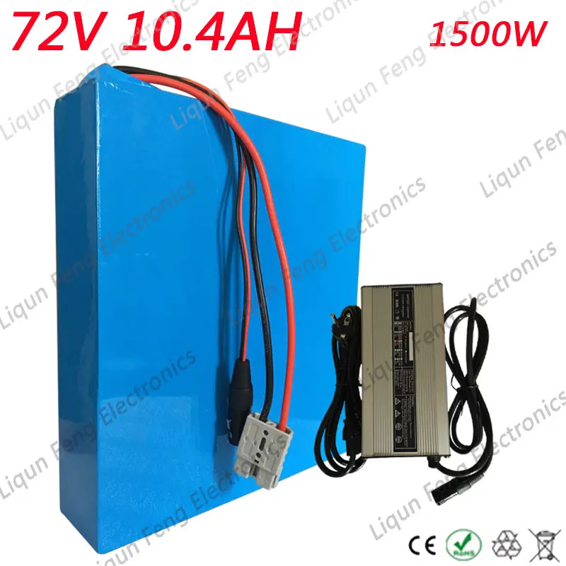 Best 1500W 72V 10AH E-bike Battery pack 72V 10AH Electric Scooter Battery with 84V 2A Charger 30A BMS 72V 10AH Lithium Bike Battery 0 Best 1500W 72V 10AH E-bike Battery pack 72V 10AH Electric Scooter Battery with 84V 2A Charger 30A BMS 72V 10AH Lithium Bike Battery 0