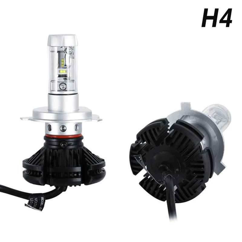 

H4 H7 H11 H1 H3 LED Car Headlight Bulb All In One Hi/Lo Dual Beam Auto Turbo LED Headlamp Bulb With ZES Chip 4300K 6500K 8000K