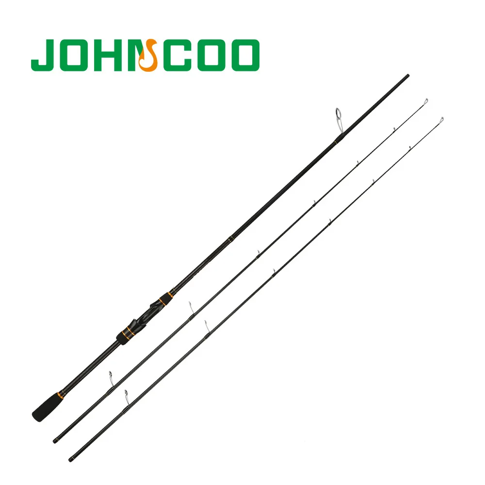 Карбоновая удочка Johncoo booster экстра быстрая 2.1 м 2.4 класс спиннинга ML/M 2 наконечника