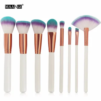 

MAANGE Pro 6/8pcs Makeup Brushes Set Power Blush Eye Shadow Brow Blending Contour Foundation Cosmetics Make Up Beauty Tool Kits