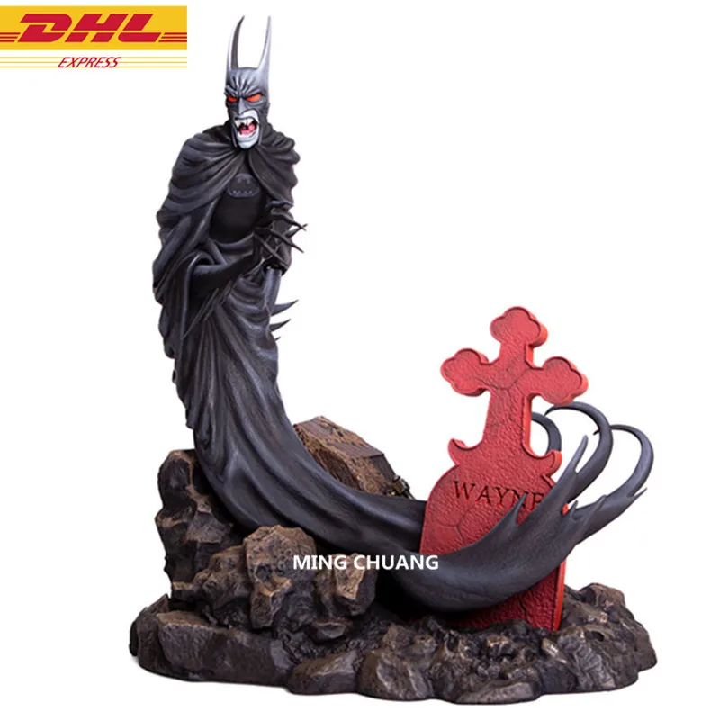 

12" Justice League Statue Superhero Bruce Wayne Bust The Dark Knight Batman Full-Length Portrait GK Action Figure Toy BOX Z214