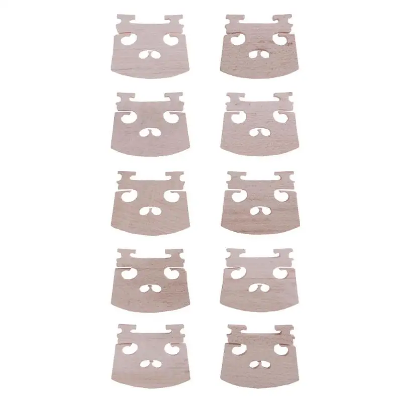 

10pcs Professional Maple Wood 4/4 3/4 Violin Bridges Violin Parts Violin Bridges Violin Parts Stringed Instruments Exquisite New