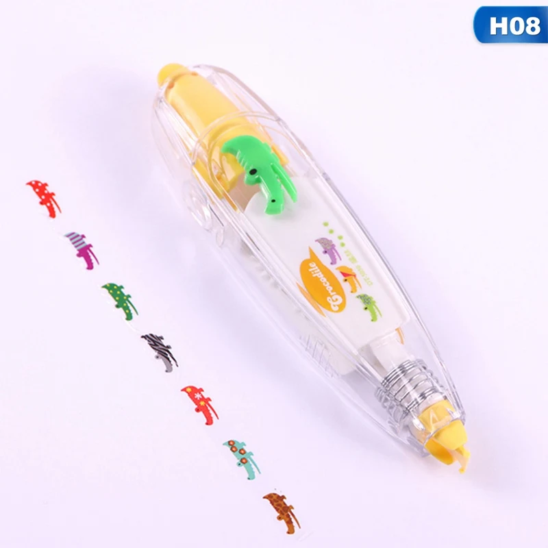 Creative Correction Tape Stickers Cute Cartoon Book Decorative Correction Tape Student Novelty Gift Office School Supplies - Цвет: 08
