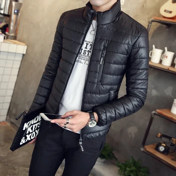 

2020 new coat brand Casual Ultralight Mens cotton Jackets Autumn & Winter Jacket Men Overcoats Fashion casual collar men warm