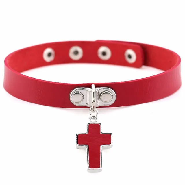 Gothic Lolita Cross Anime Choker 2