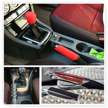 

Car suv rubber Gear Shift Knob Handbrake Cover for Mercedes Benz Generation GLE63 GLE450 C450 C350 A45 CLA CLA45 C350e A
