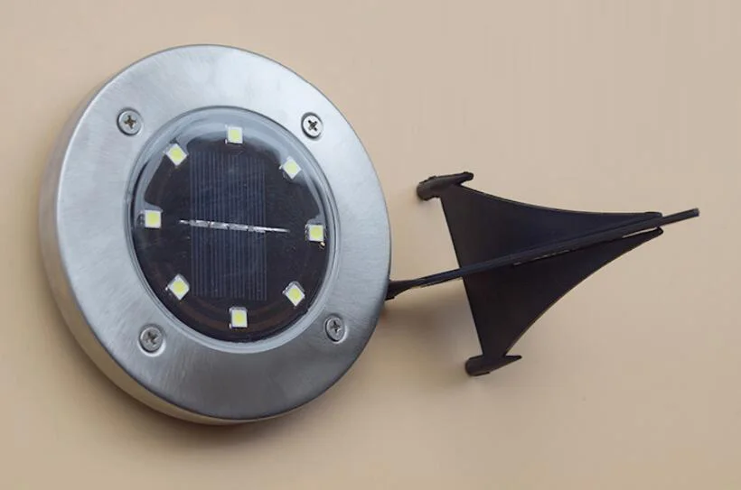  Solar Light 8 LED Bulb Solar Lamp for Outdoor Lawn Lamp Ground Lamp Street  Pathway Lawn Yard Garden LED Light Decoration (2)