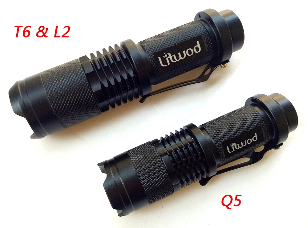 Litwod Z10sk68 Mini penlight 2000LM Водонепроницаемый светодиодный фонарик 3 режима масштабируемый с регулируемым фокусом свет портативный свет