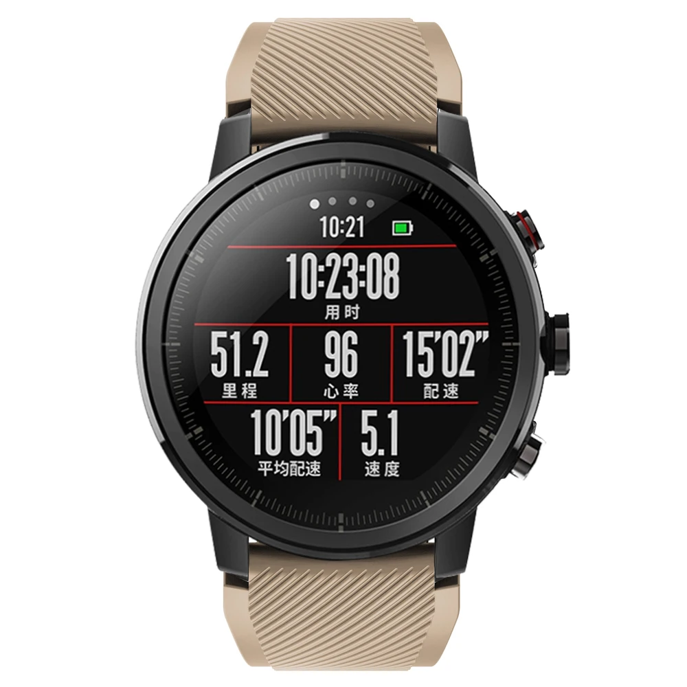 Умные часы аксессуары для Amazfit Stratos ремешок мм 22 мм ремешок для Xiaomi Amazfit Pace s 2 S сменный ремешок для Amazfit Stratos 2 s 2