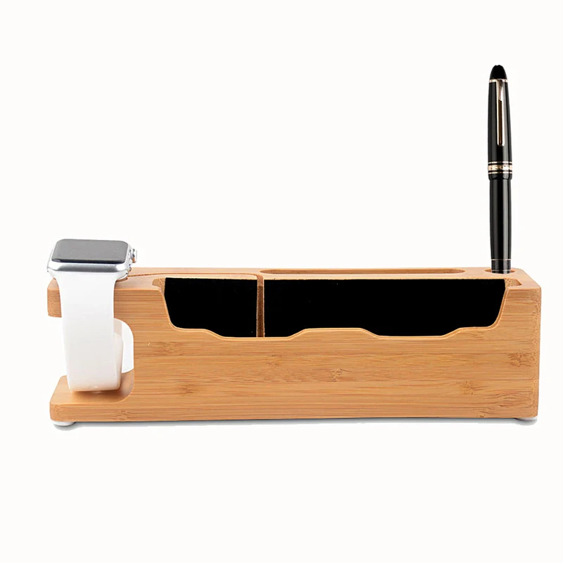  Wooden Charging Dock Station Mobile Phone Stand Holder Charger For Apple iPhone X 8 7 Plus 6 6S Plu