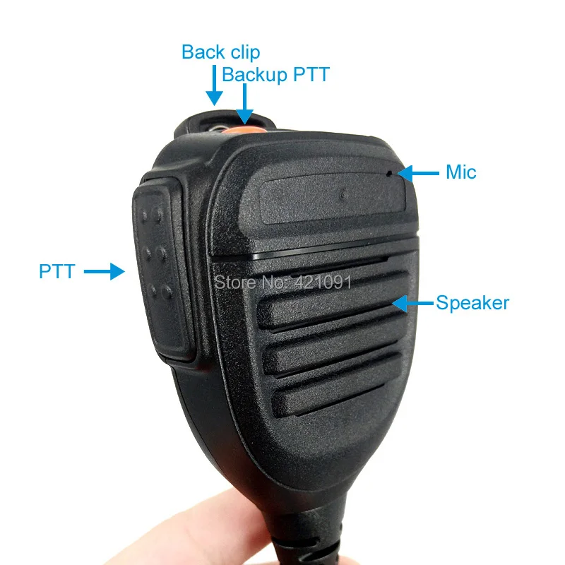 Динамик микрофон Микрофон для HYT Hytera PD600 PD602 PD605 PD662 PD665 PD680 PD682 PD685 X1p X1e Walkie Talkie