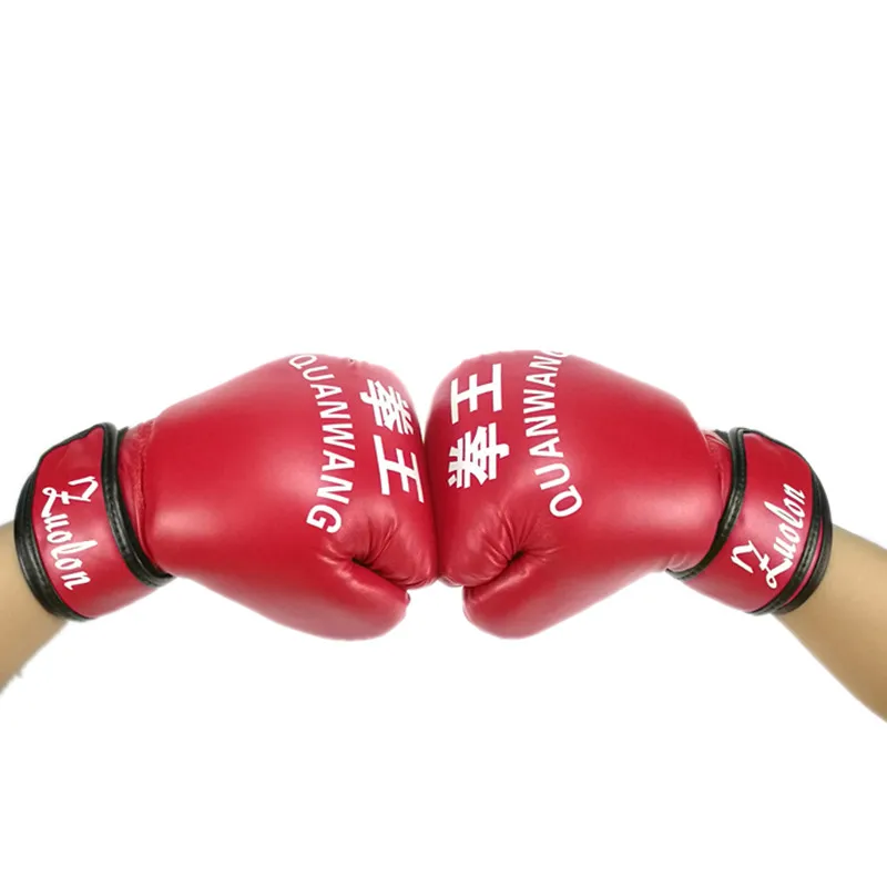 1 пара боксерские перчатки и 1 шт. мяч на резинке для боксирования Guantes de boxeo тренировочный кикбоксинг, Смешанные боевые искусства Муай Тай перчатки