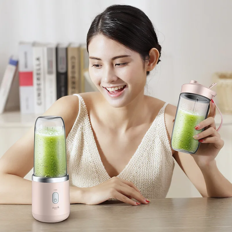  Xiaomi Deerma 400ML Portable Electric Juicer Blender Wireless Automatic Multi-Functional USB Rechar