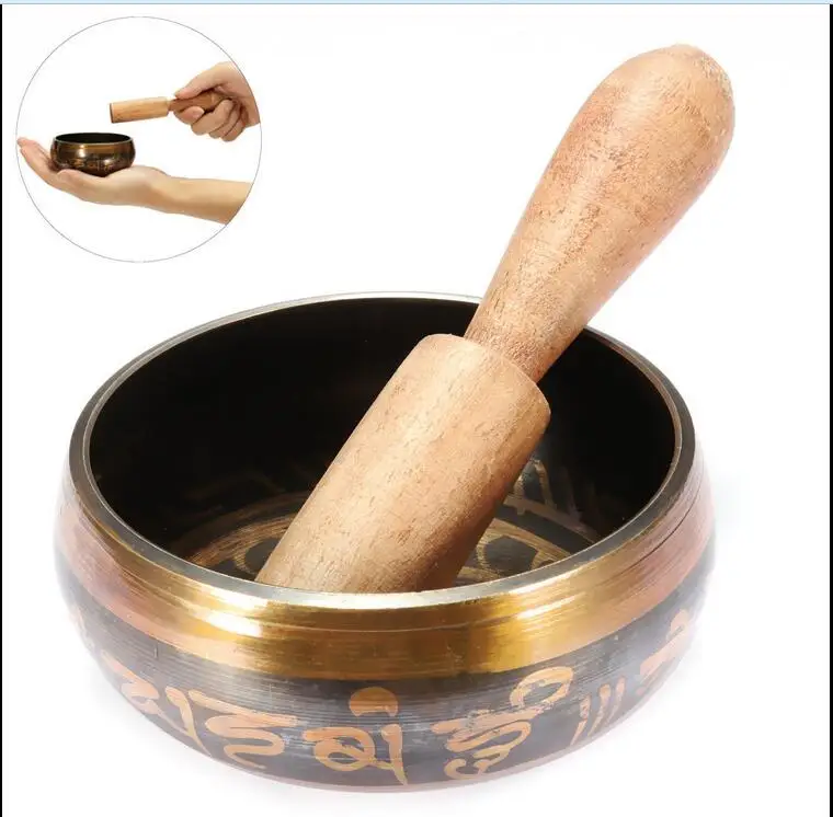 

Buddhism Tibetan Meditation Hammered Yoga Copper Healing Chakra Singing Bowl