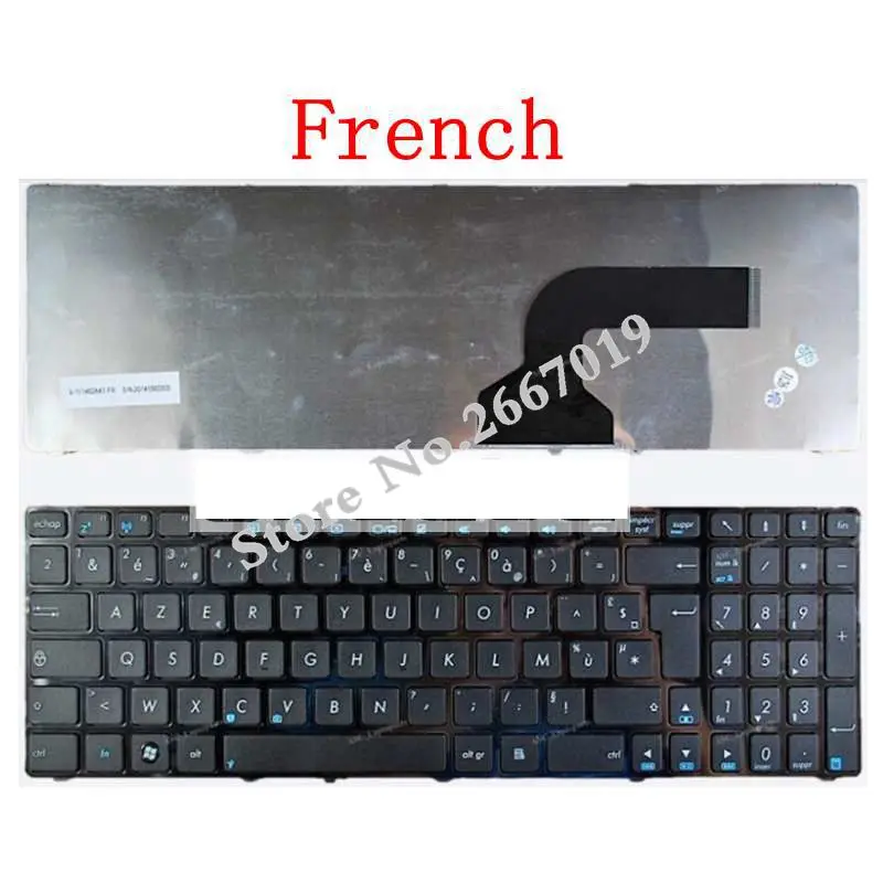  French for Asus K52 K52F K52J K53SV K52DE K52JB K52JC K52JE K52N A72 A72D A72F A72J N50 N50V K53SC 