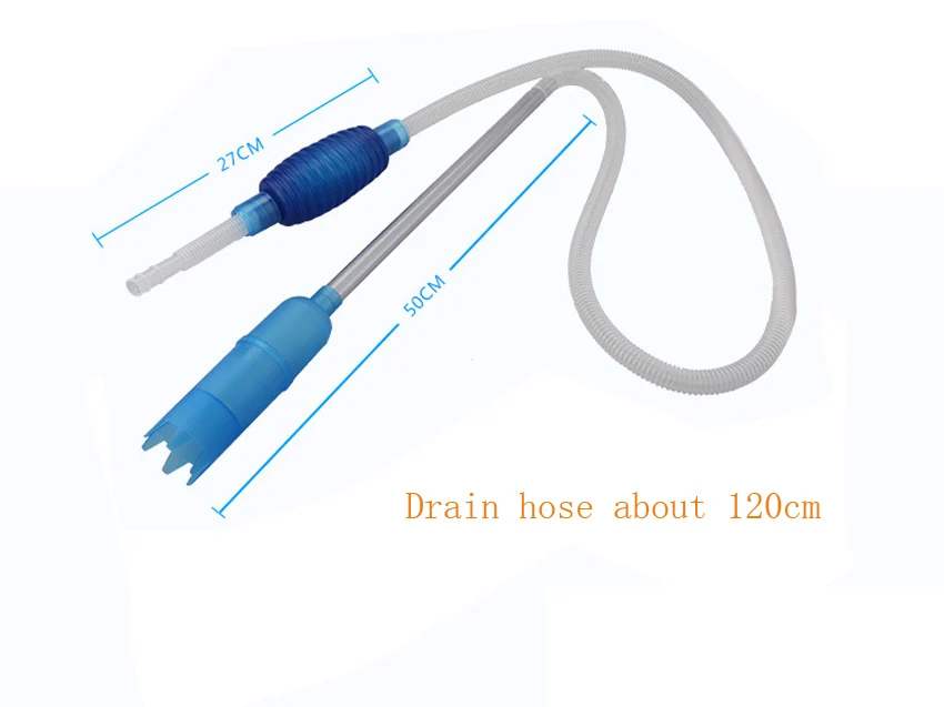 Aquarium water changer aquarium pump suction device manual sand washer suction siphon pipe