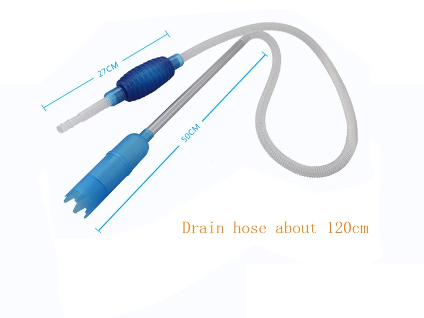 Аквариумный водообменник аквариумный насос всасывающее устройство ручной промыватель песка всасывающий сифон