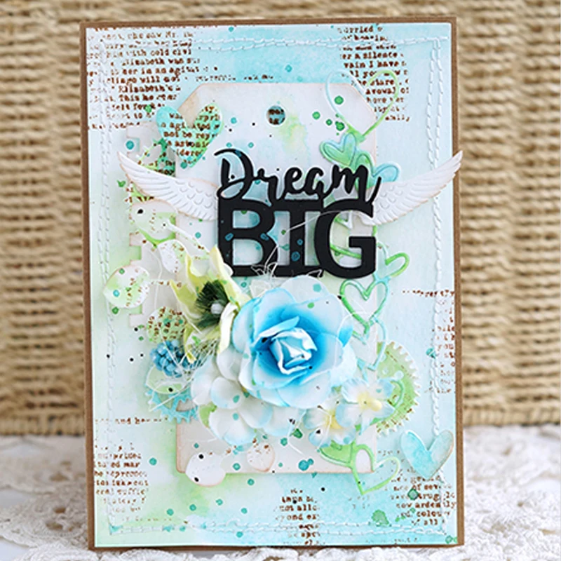 Металлические Вырубные штампы Dream BIG &amp It's the little THINGS новинка 2019 трафареты для