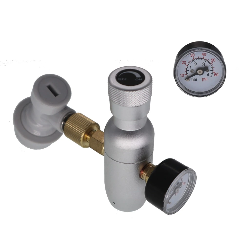 自作 Kegging 5 8 糸安定化 Co2 充電器 Co2 レギュレータ 65 グラム Co2 カートリッジ Regulated Co2 Charger Homebrew Kegco2 Charger Aliexpress