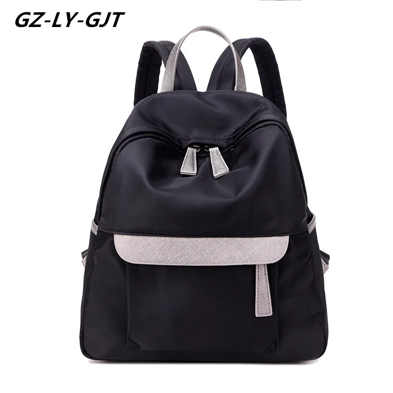 GZ LY GJT School Bags for Girls Student Fashion Brand Backpacks For Teenage BackPack Women Female