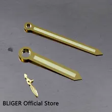 Классический BLIGER высокое качество желтый золотой край Светящиеся стрелки часов подходит для ETA 6497 6498 ST36 рука подзаводом H1