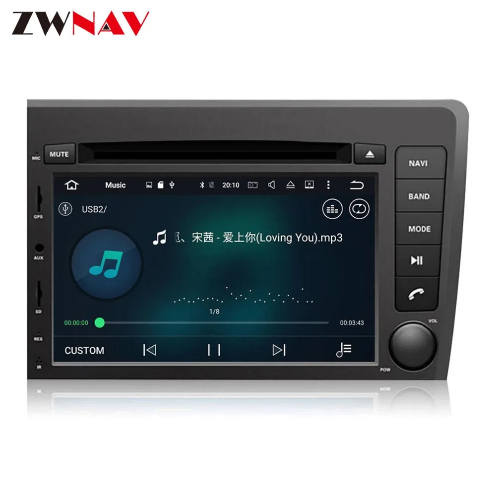Flash Deal ZWNAV Android 9.0 Car DVD Player For VOLVO S60 V70 XC70 2000-2004 Auto GPS Navigation Radio Head Unit BIG Screen 4