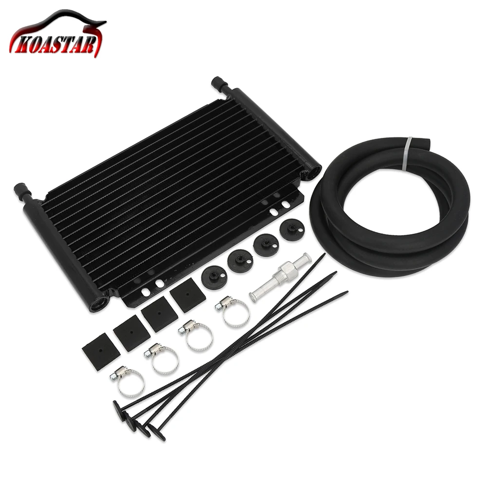 

Auto Racing Radiator Universal 13 Row Transmission Oil Cooler 8000 Type Plate & Fin Transmission Oil Cooler 11''x7 1/2''x3/4''