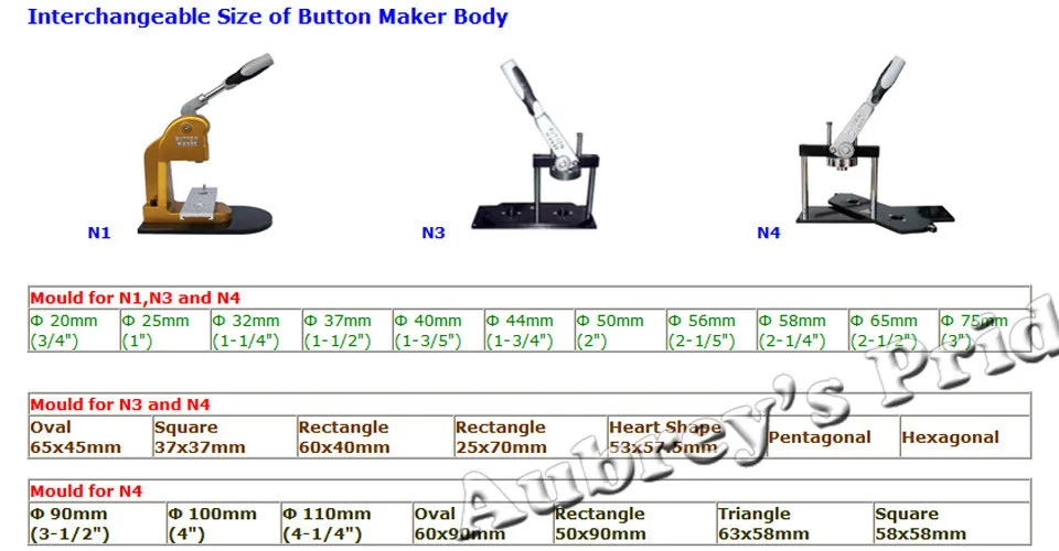 Button size