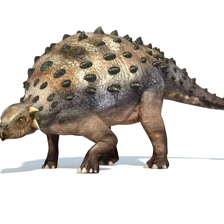 3D rendering of an Ankylosaurus dinosaur Poster Print (16 x 12)