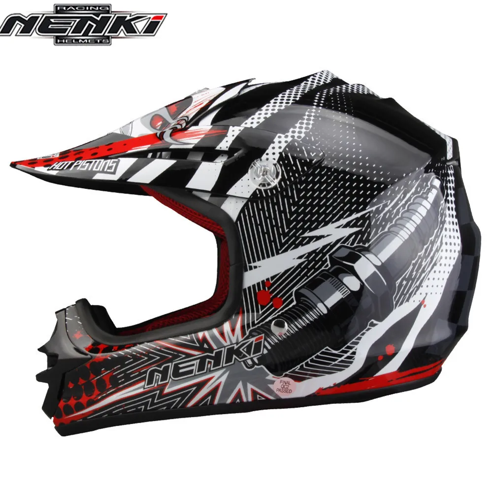 Детский мотоциклетный шлем для мотокросса NENKI детский езды на мотоцикле DH Dirt Bike
