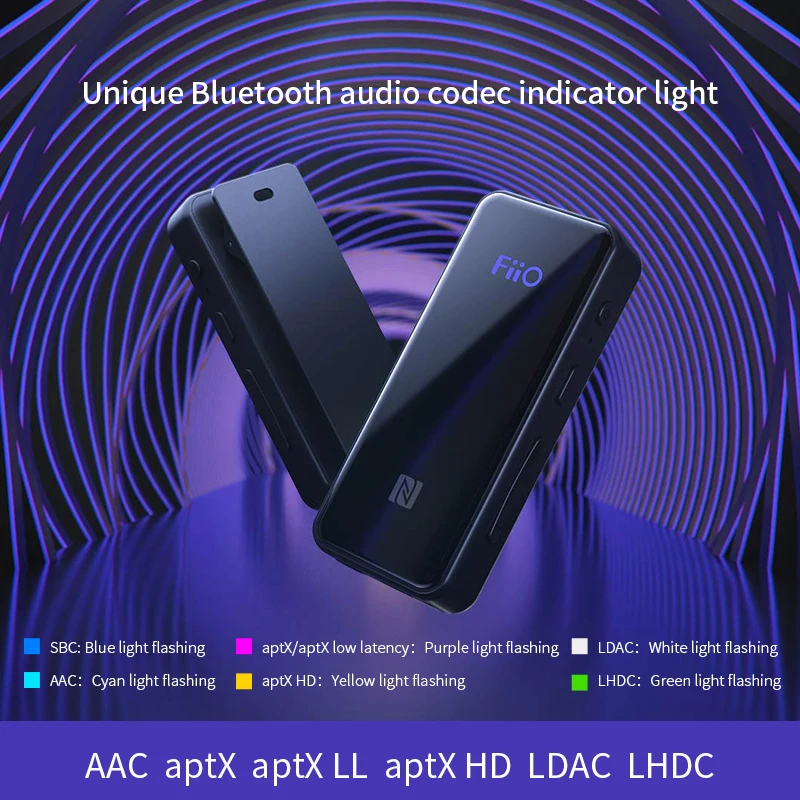 FiiO BTR3 csr8675 USB DAC/bluetooth приемник aptXLL/aptXHD/LDAC для телефонов iphone/Android/ПК|Наушники и