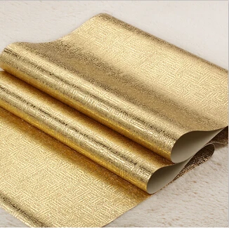 Современные роскошные золотые обои 3D тисненая Золотая фольга обои в рулоне для гостиной спальни обои 3D ПВХ водонепроницаемая настенная бумага - Цвет: 91530