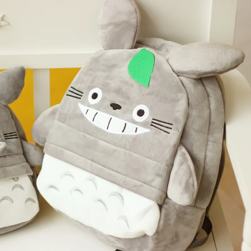 

New Arriving Totoro Plush baby toy Backpack Cute Soft School Bag for Children Cartoon Bag for Kids Boys Girls friends toy Gifts