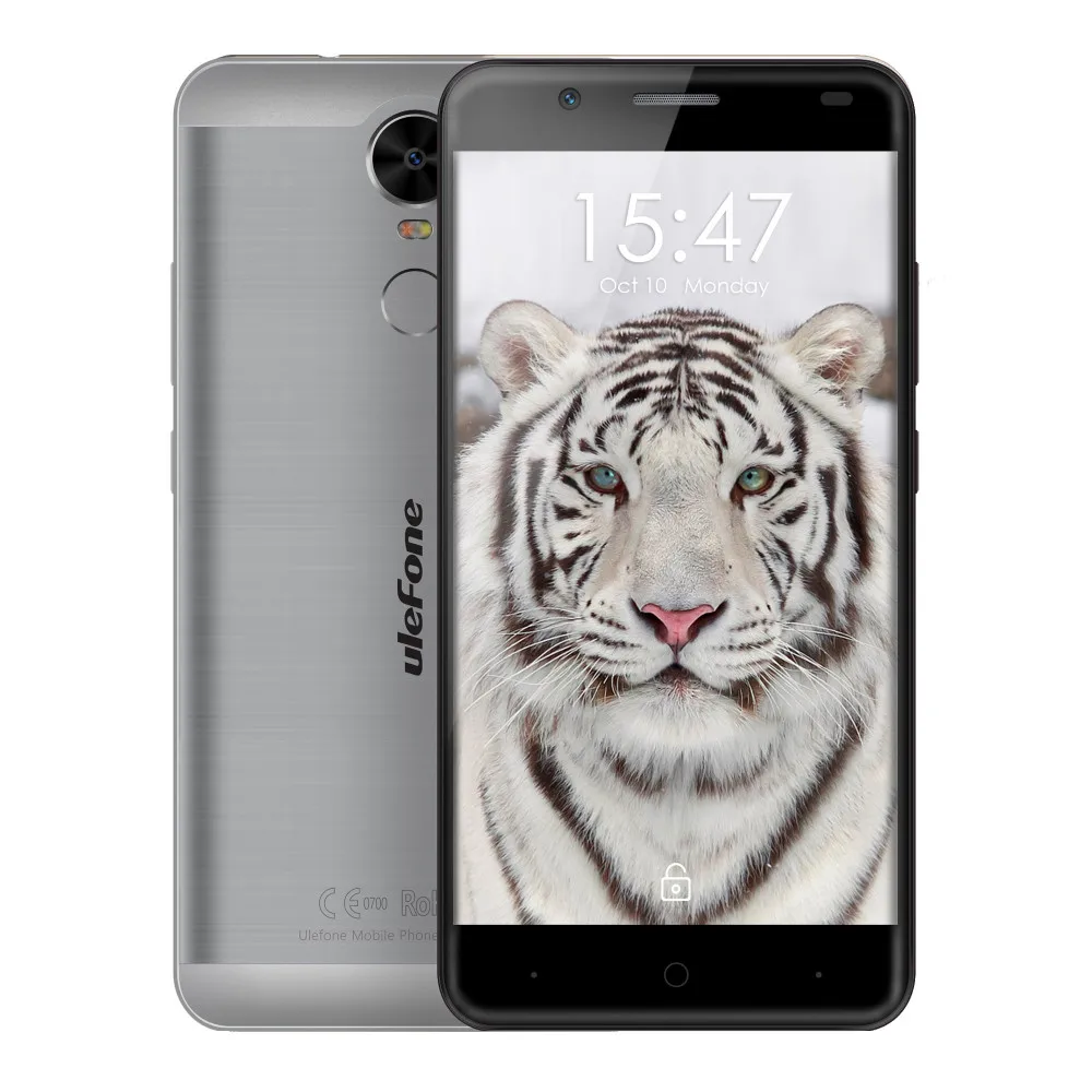 Ulefone Tiger мобильный телефон Android 6,0 4200 мАч MTK6737 четырехъядерный 5,5 дюймов 2G ram 16G rom 720P отпечаток пальца 13MP 4G LTE смартфон