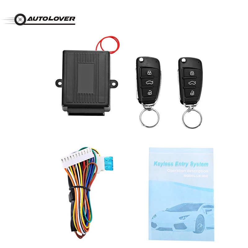 Universal DC 12V Smart Car Door Lock Unlock Keyless Entry System Remote