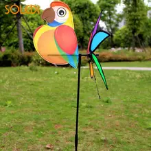 3D мельница ветряная мельница ветряной Спиннер пластиковый цвет случайный животный Вихрь наружное насекомое