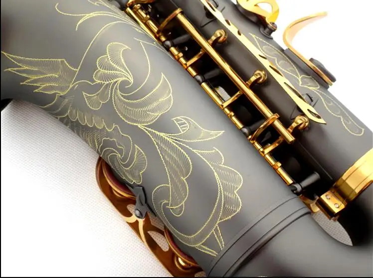 Горячие DHL высокое качество Salmer 54 E Alto Sax черный Никель золото музыка саксофон акции